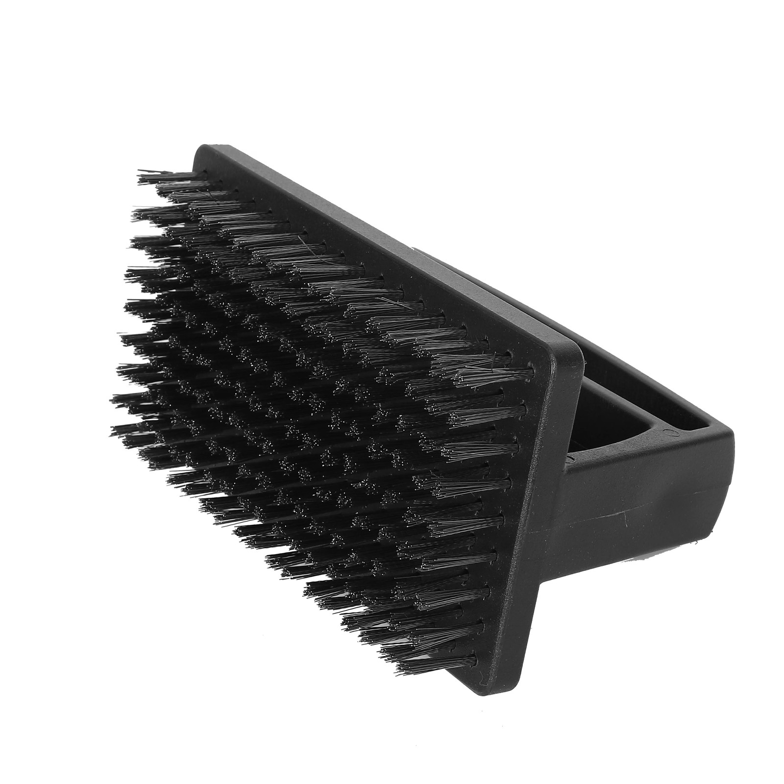 Handheld Steel Fiber Scrub Brush with Ergonomic Handle for Grill Cleaning
