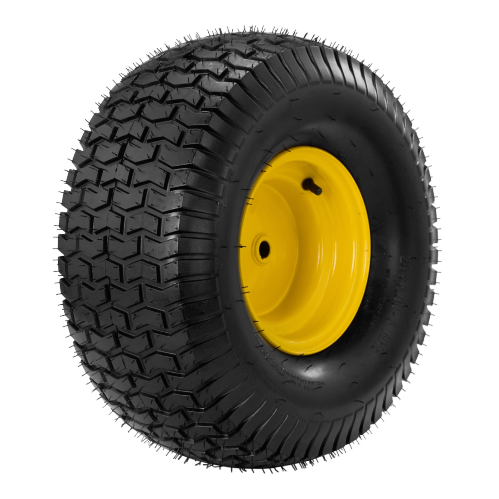 Two 20×8.00-8 Lawn Mower Tires and Wheel 4 Ply Tubeless 20×8-8 20x8x8