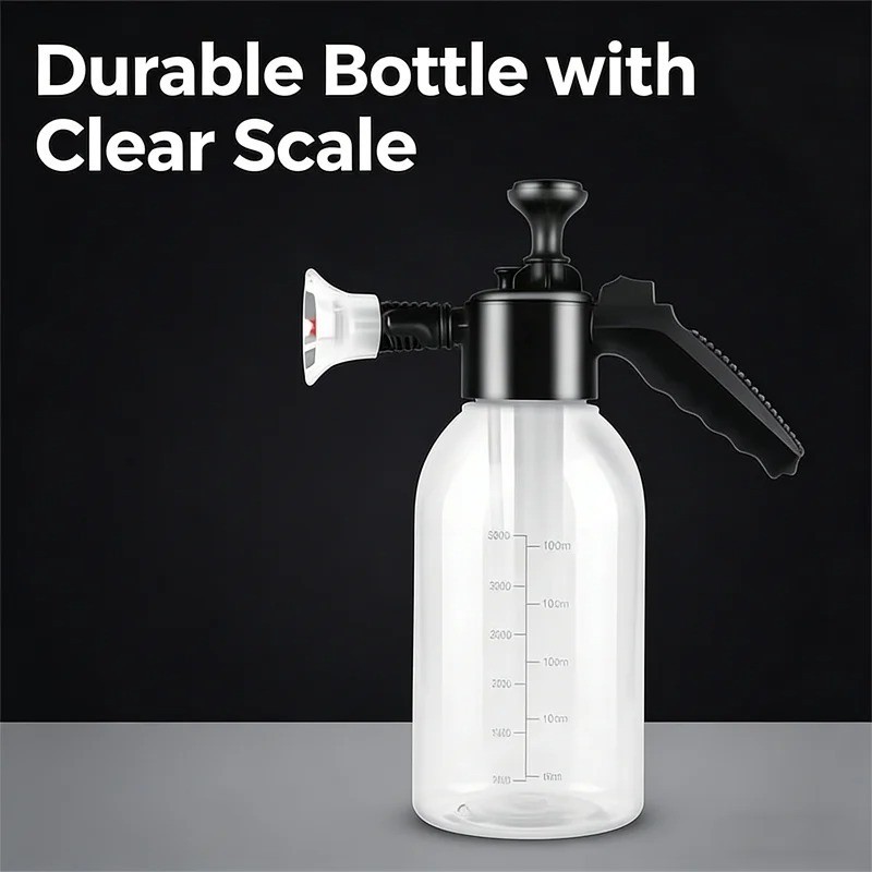 2L Hand Pump Foam Sprayer Pneumatic Washer Foam Snow Foam High Pressure Car Wash