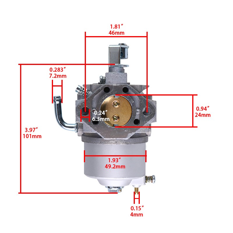 For Robin EH25 EH25-2 8.5hp Engine 254-62533-10 251CCV Carburetor