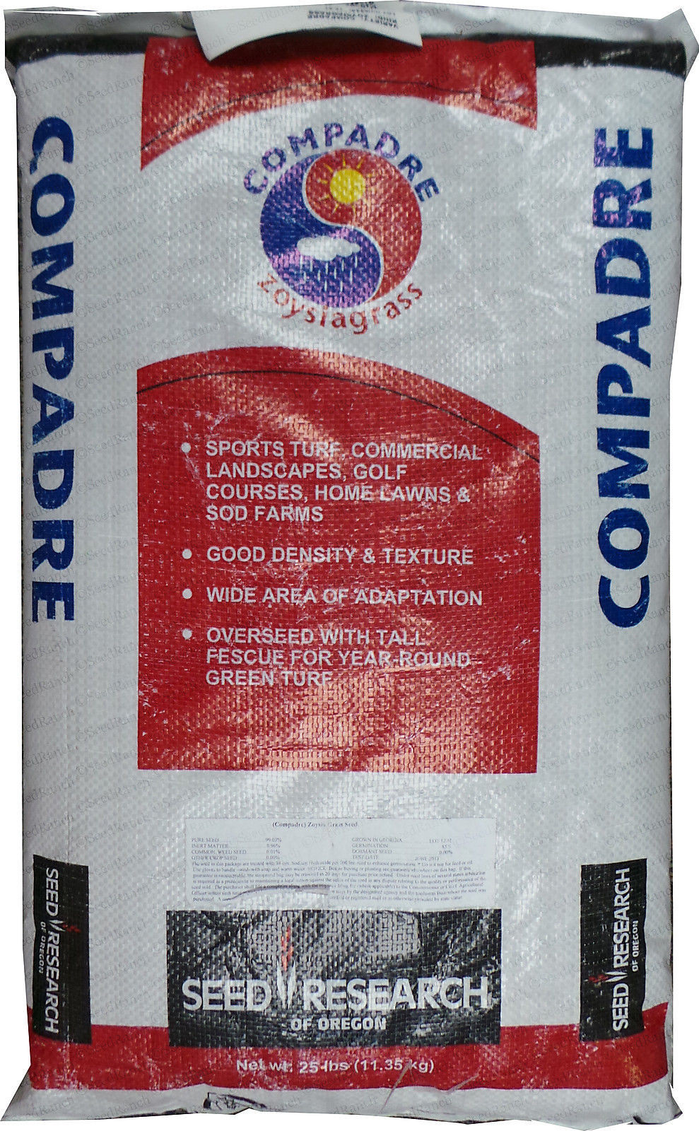 (On Backorder – Ships Feb 2025) Compadre Zoysia Grass Seed – 1 Lb.