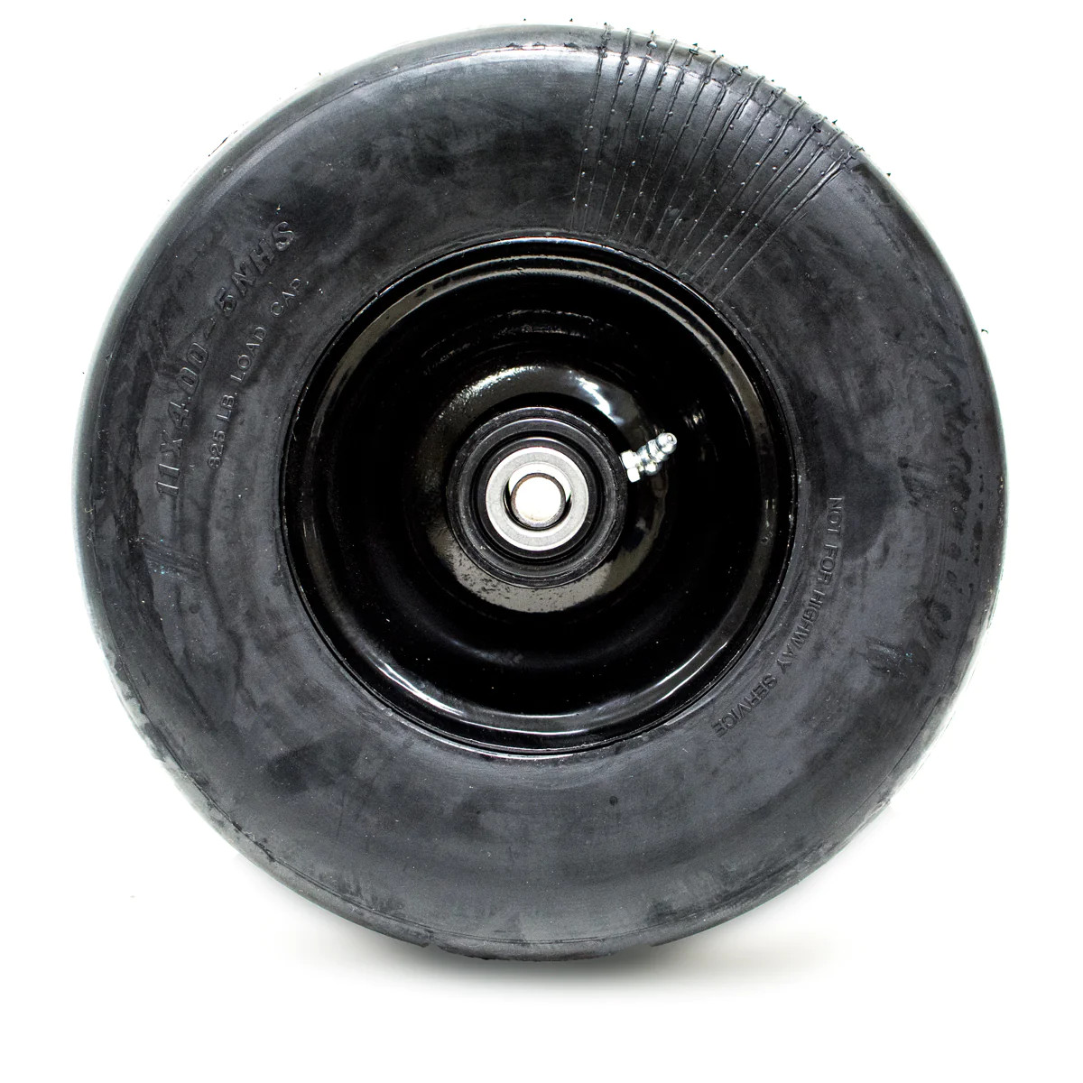 (2) Front Solid Puncture Proof Tire Assembly 11x4x5 for Wright Stander 72460026