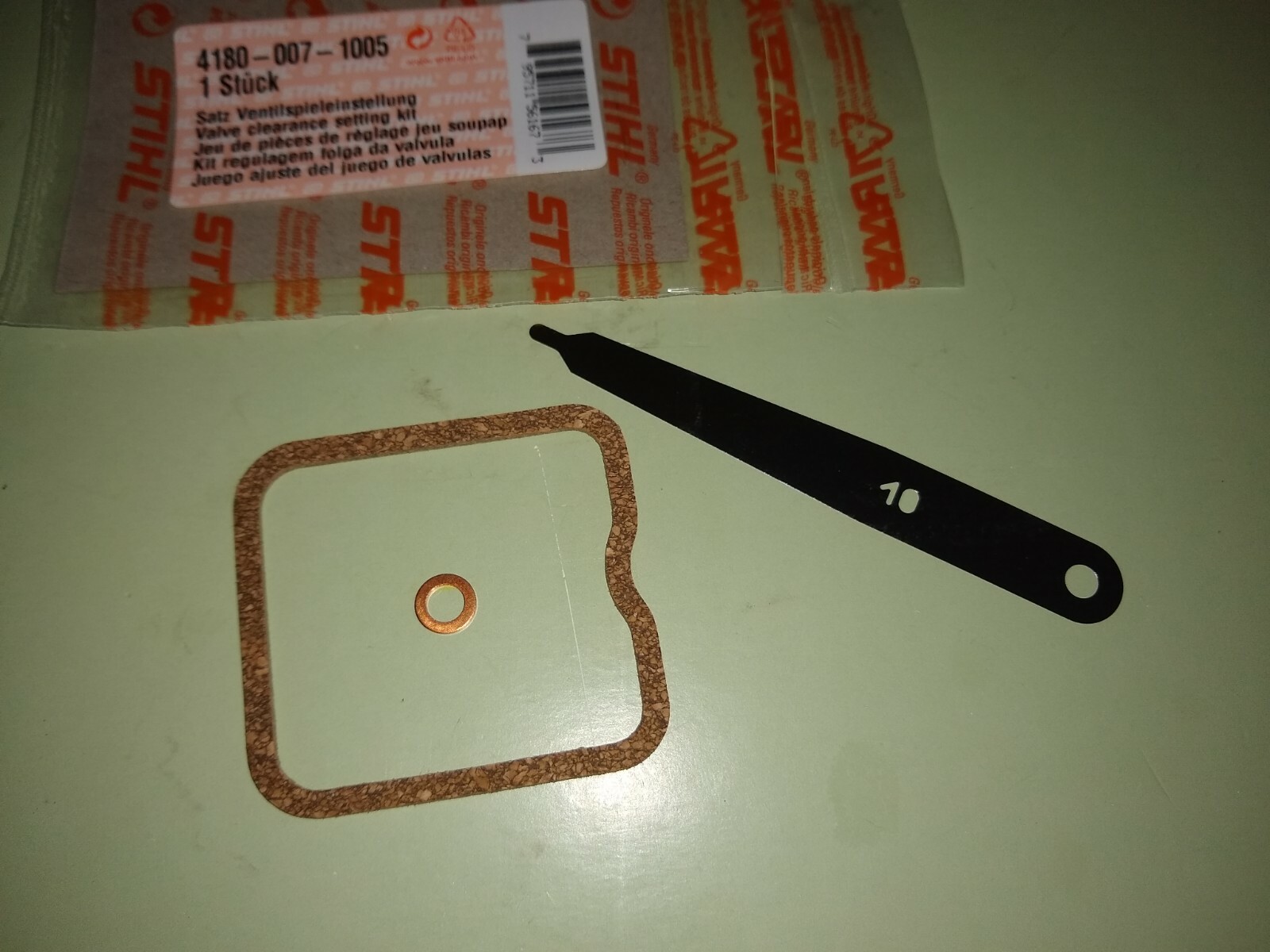 NEW Genuine STIHL Valve Adjustment Kit 4-MIX FS90 FS110 FS130 4180 007 1005 OEM