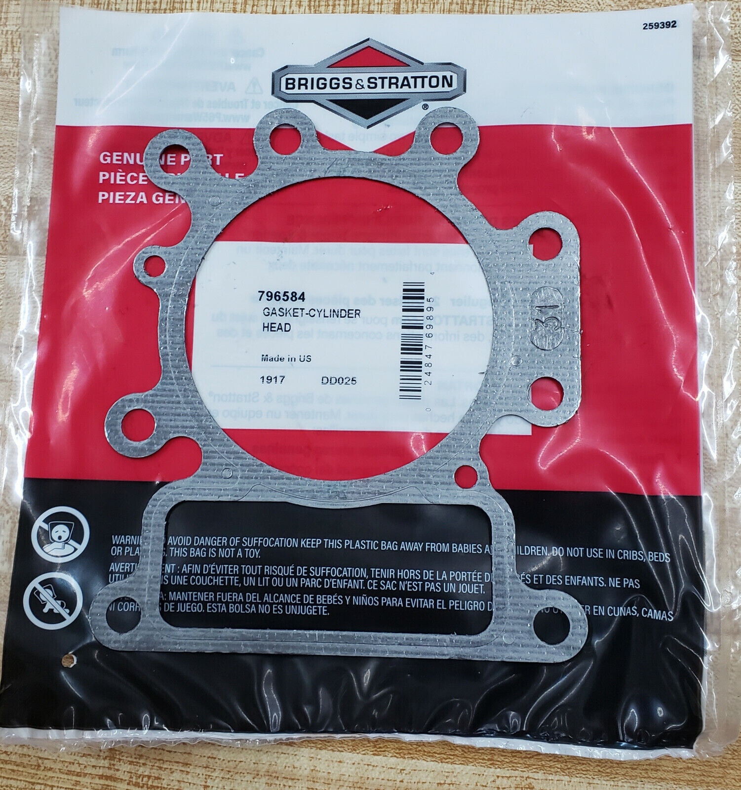 OEM GENUINE PART GASKET CYLINDER HEAD 796584
