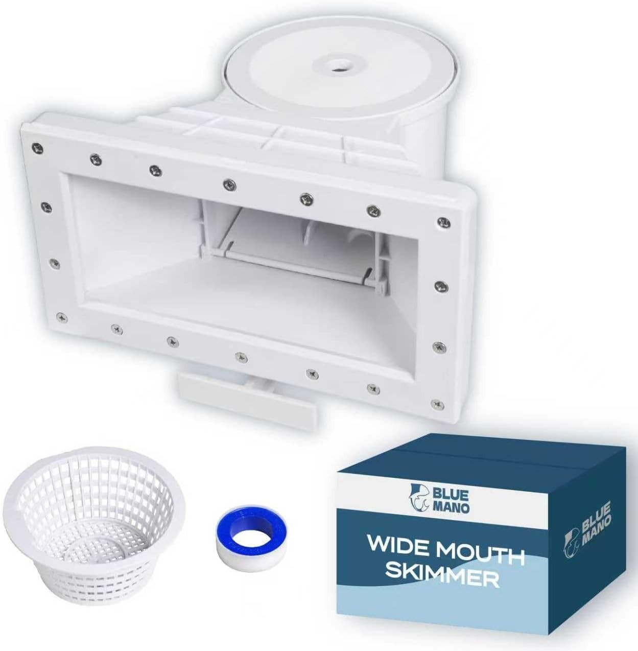 Wide Mouth Above Ground Pool Skimmer Complete Kit Replacement SP1091WM Dyna-Skim