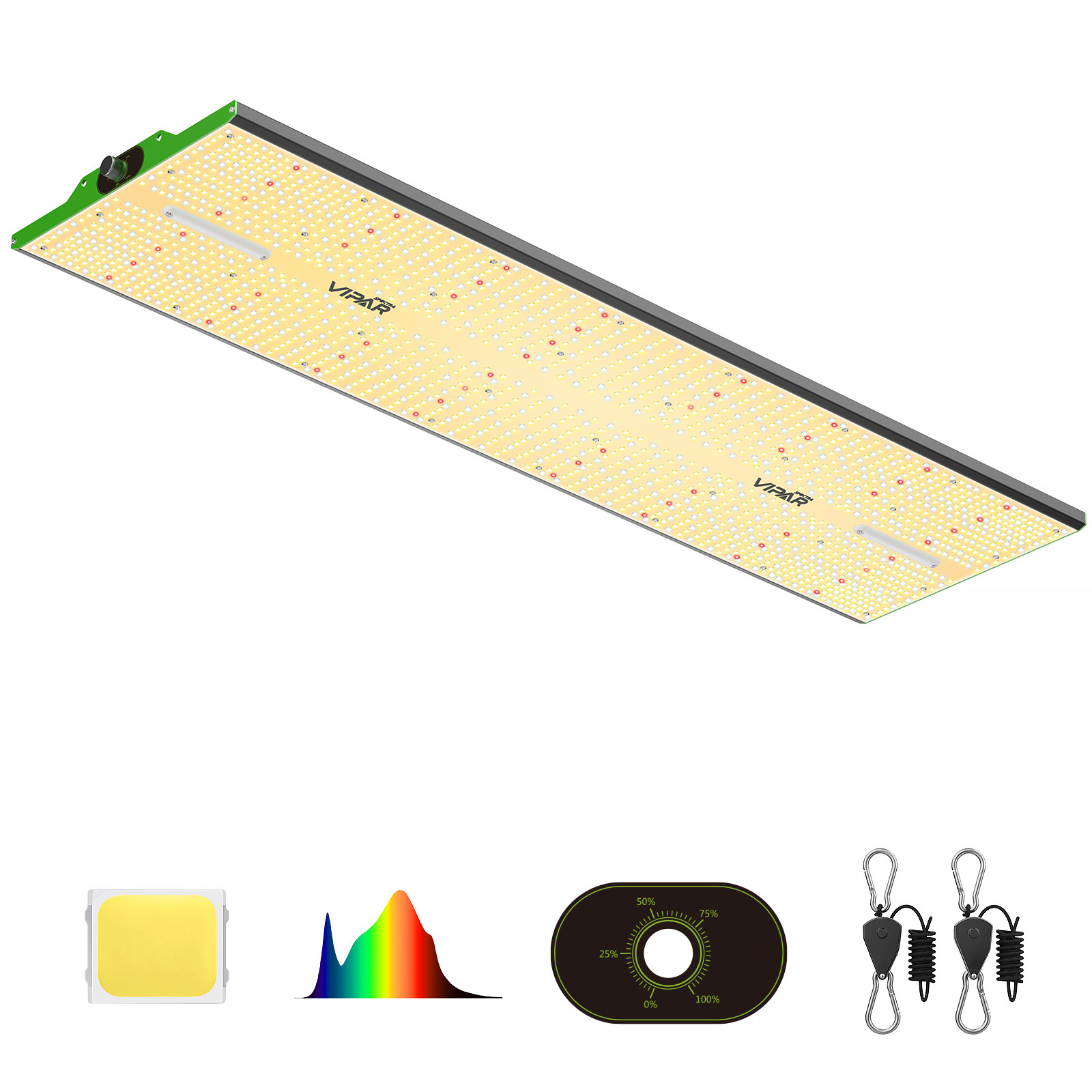 VIPARSPECTRA Dimmable P4000 Led Grow Light Sunlike Full Spectrum For All Plants