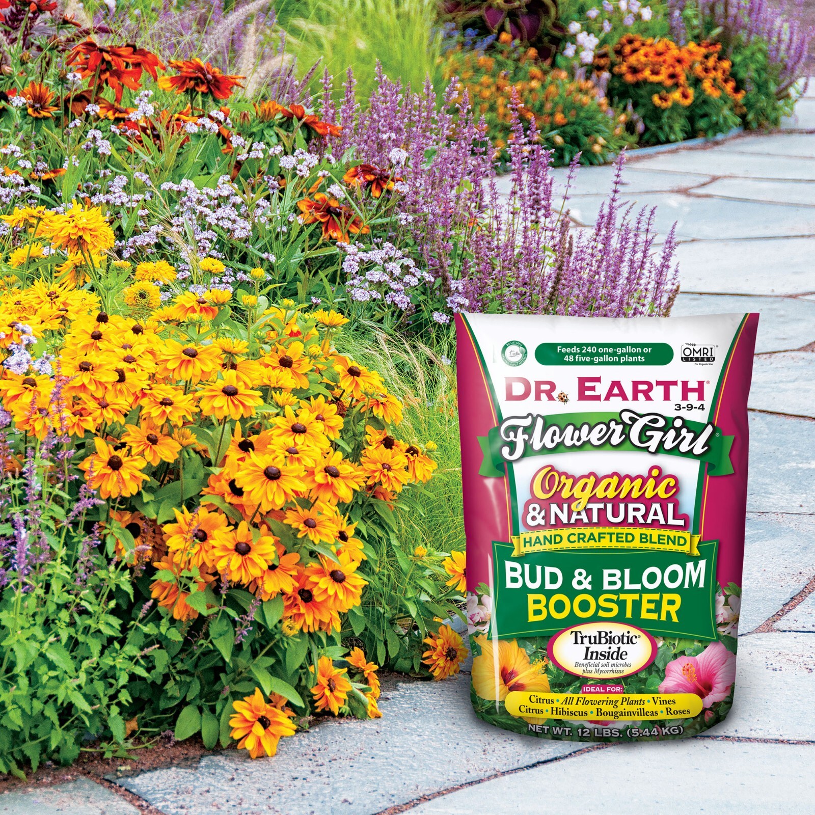 Dr. Earth, Premium Plant Food Promotes Superior Buds and Blooms Fertilizer 12 Lb