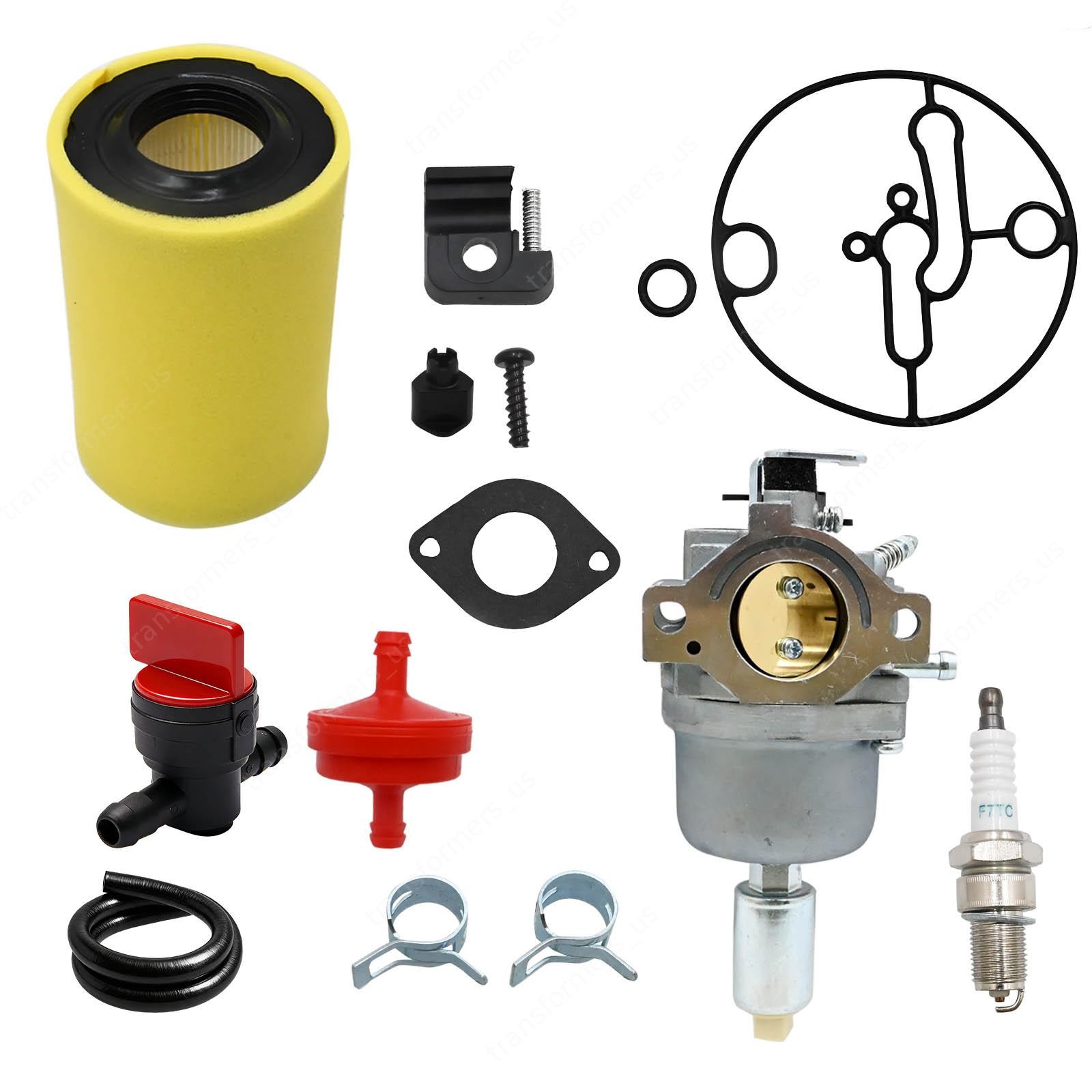 Carburetor With Kit For Troy Bilt Pony Mower 13wm77ks011 w/ 15.5 HP B&S Engine
