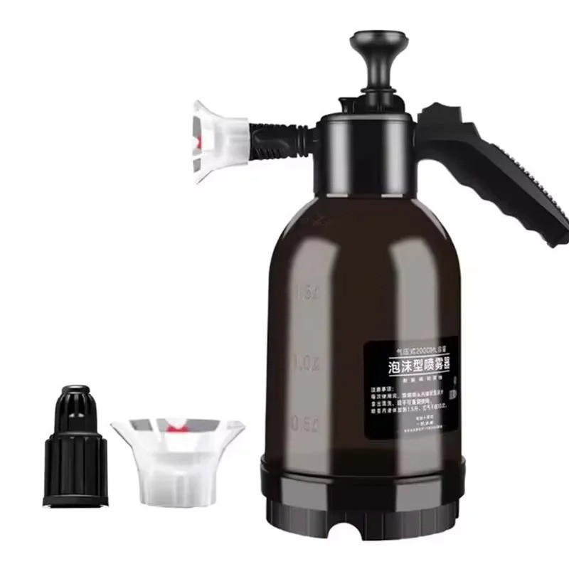 2L Hand Pump Foam Sprayer Pneumatic Washer Foam Spray Gun High Pressure Car Wash
