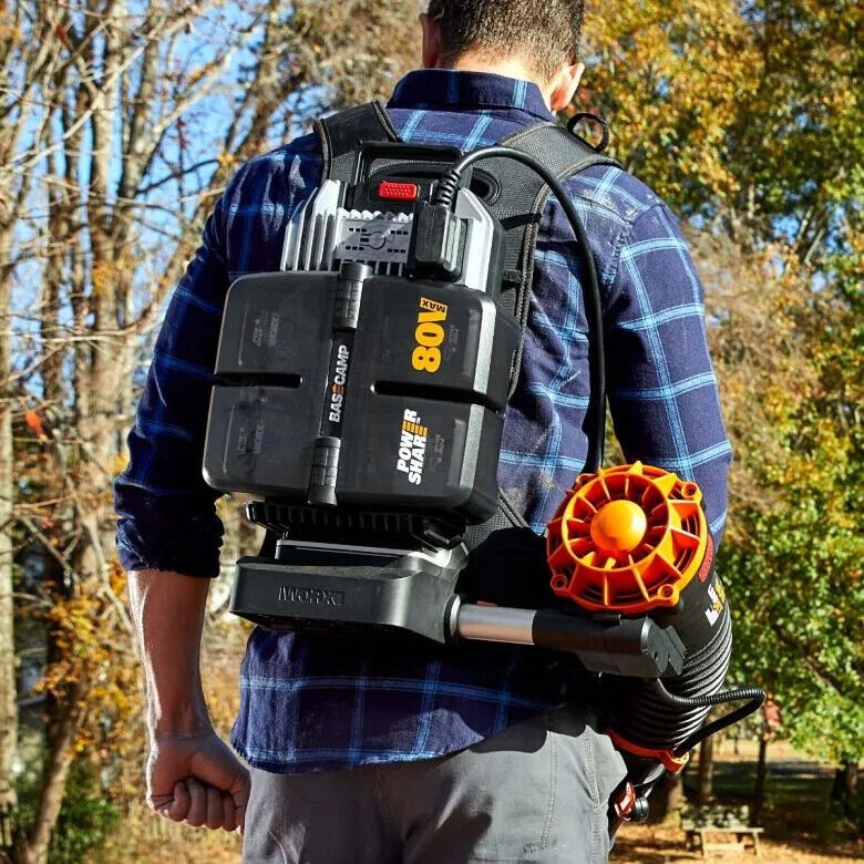 WG572 WORX NITRO 80V Brushless Cordless Backpack Leaf Blower-OB