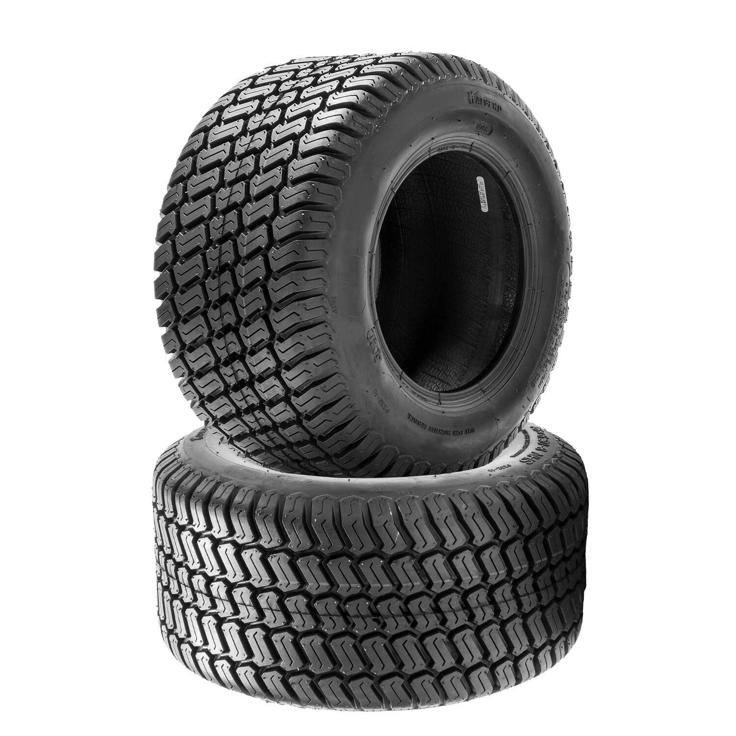 Set 2 20×10-8 Lawn Mower Tires 4Ply Heavy Duty 20x10x8 Garden Tractor Tubeless