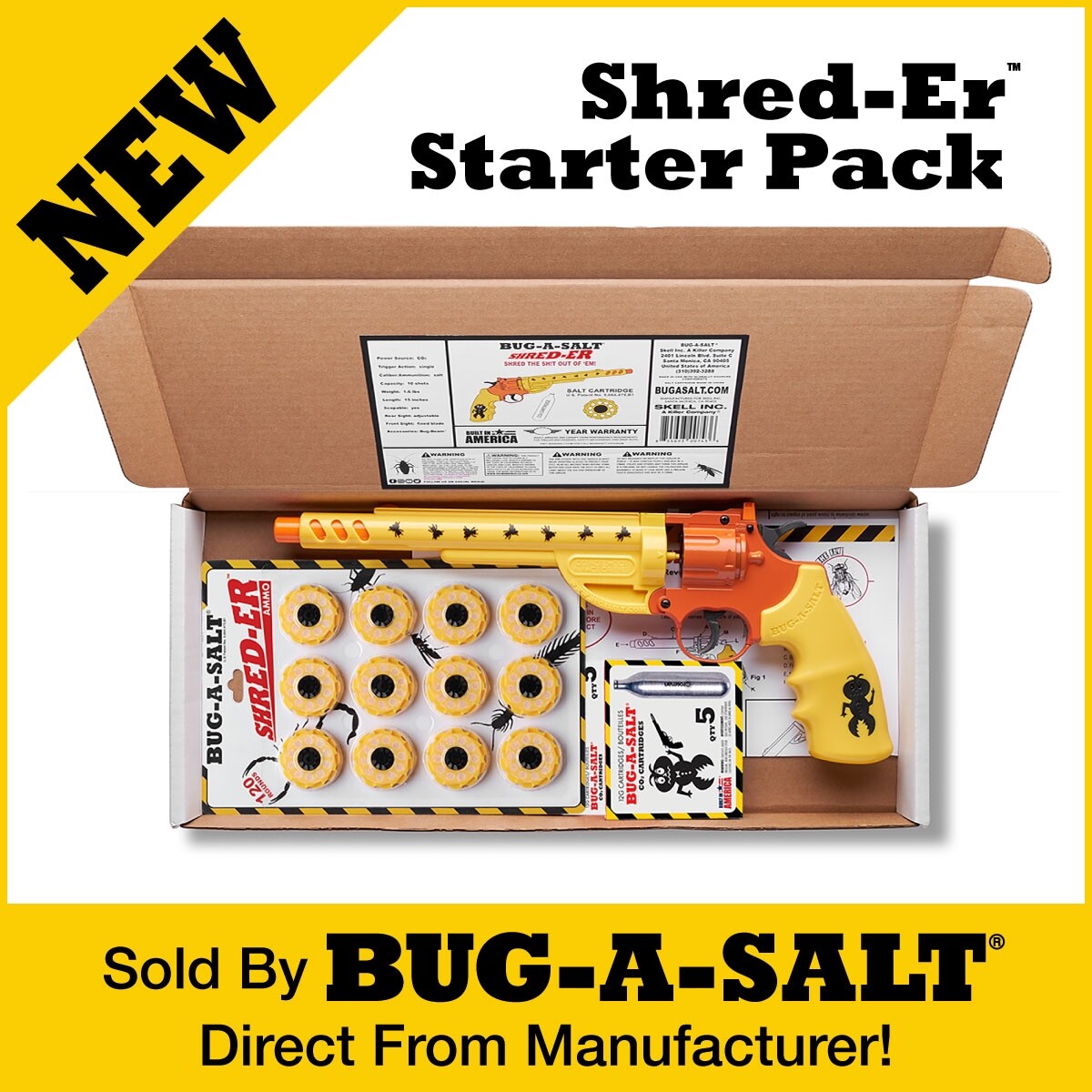 BUG-A-SALT SHRED-ER STARTER KIT