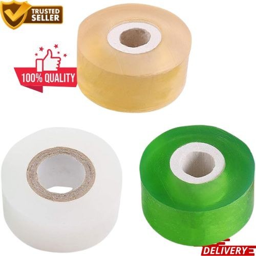 3 Rolls Grafting Tape Stretchable Garden Plants Repair Tape for Fruits Tree