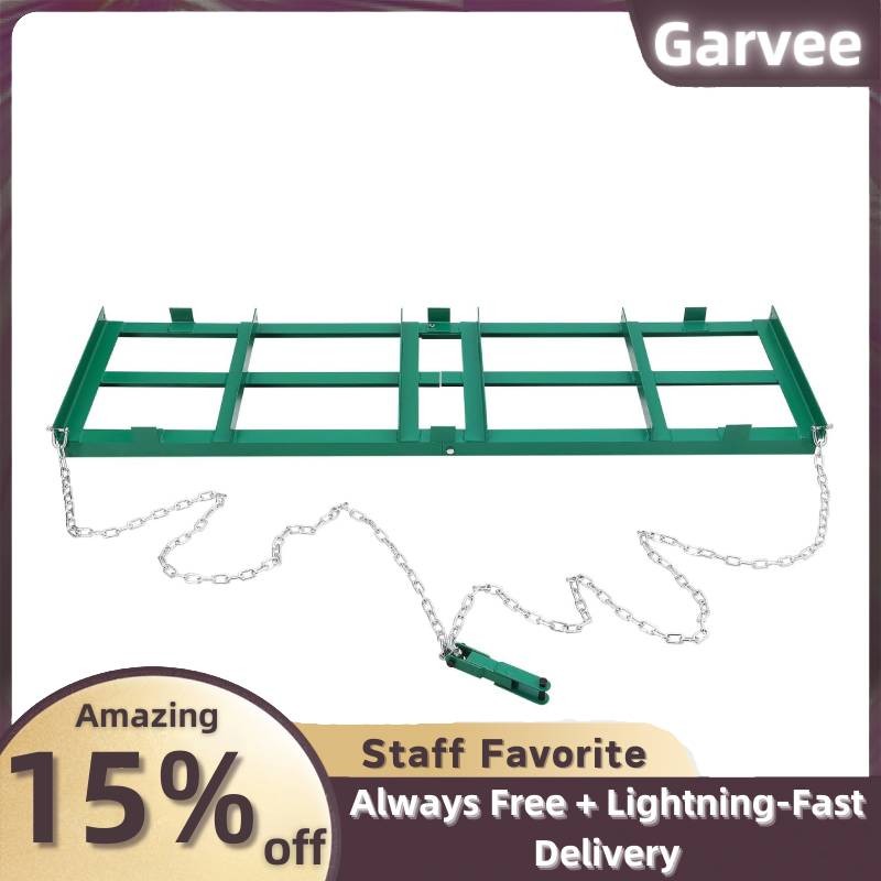 Rugged 48″ Square Drag Harrow for ATV & Tractor – Adjustable Lawn & Pasture Grad
