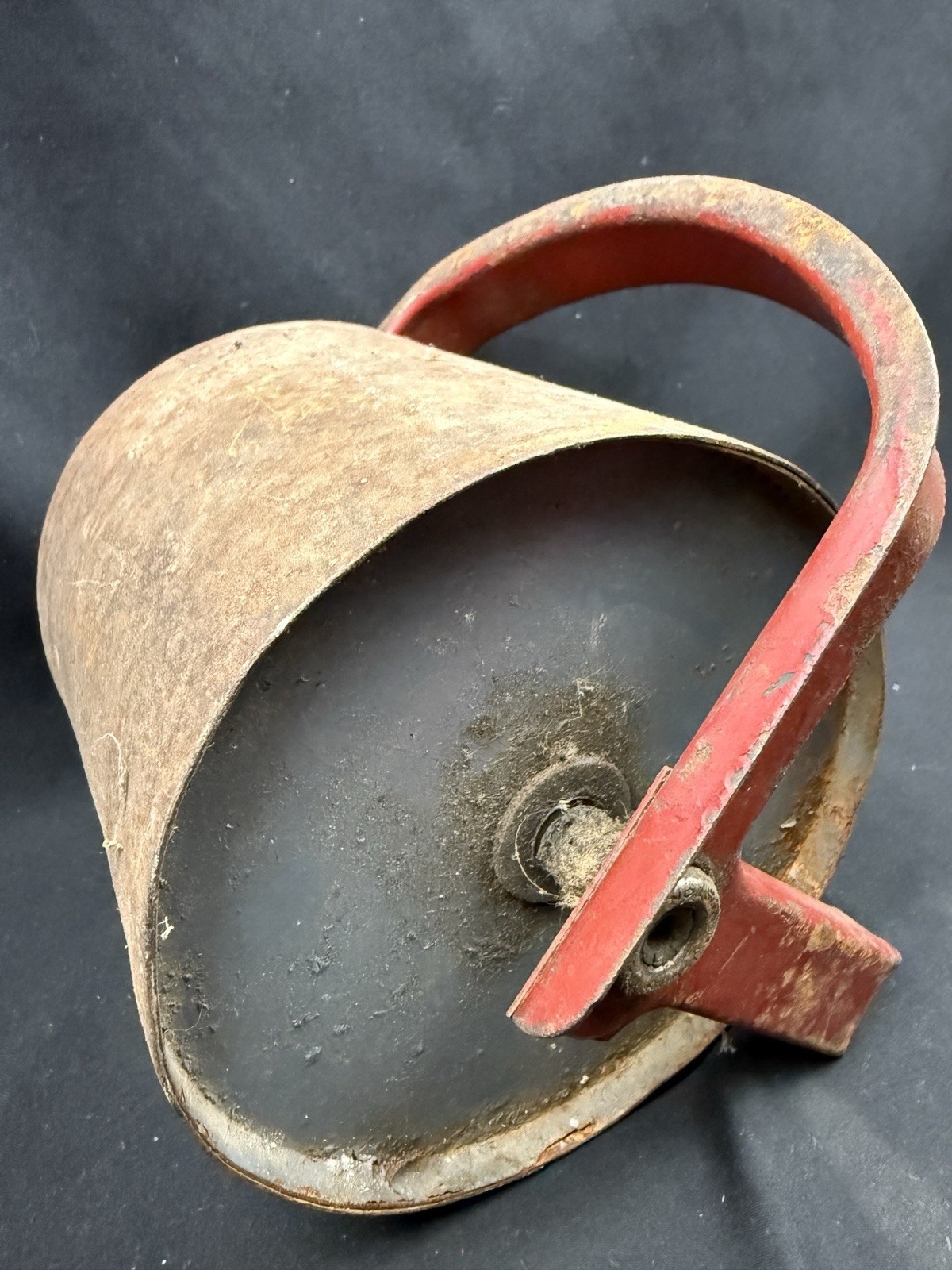 Vintage Hand Push Garden Roller Tool Rustic Farmhouse Yard Decor