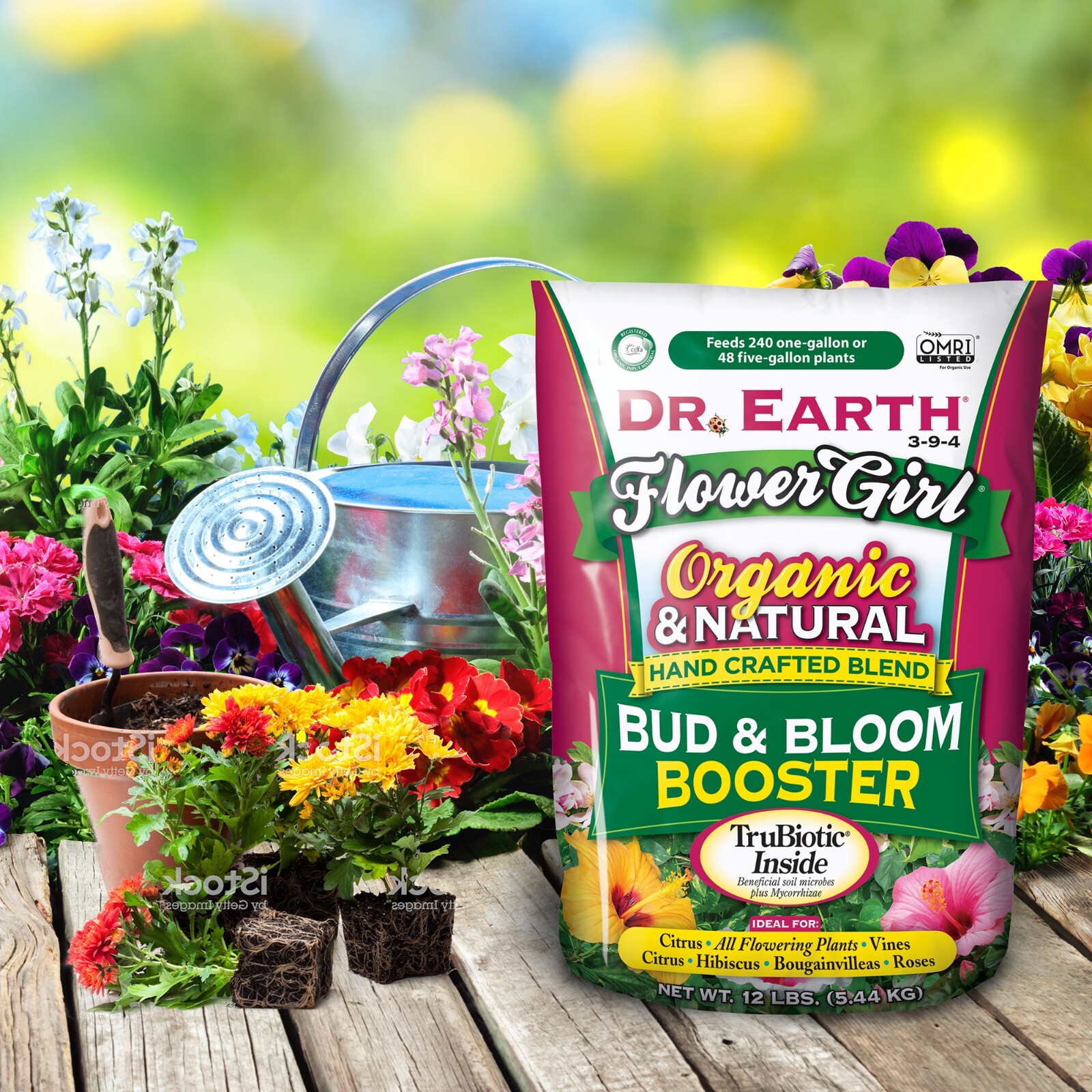 Dr. Earth, Premium Plant Food Promotes Superior Buds and Blooms Fertilizer 12 Lb