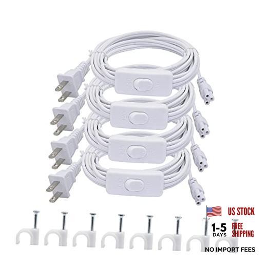 UL-LP Certification 18AWG T5 T8 LED Wire Connector Power Cord LED Tube Power