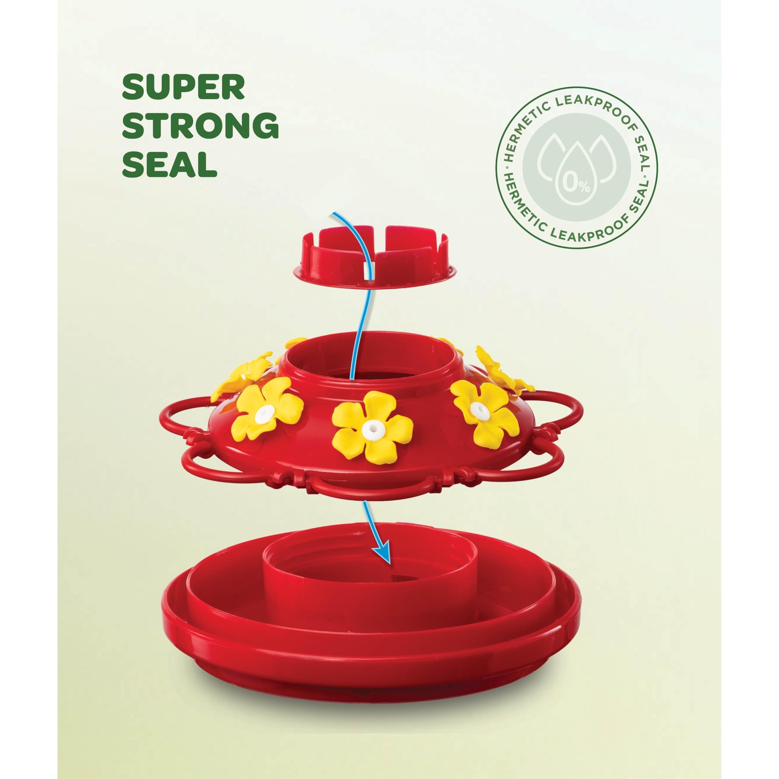 Hummingbird Feeder 10 oz [Set of 2] Plastic 10 – 2 Pack, 10oz