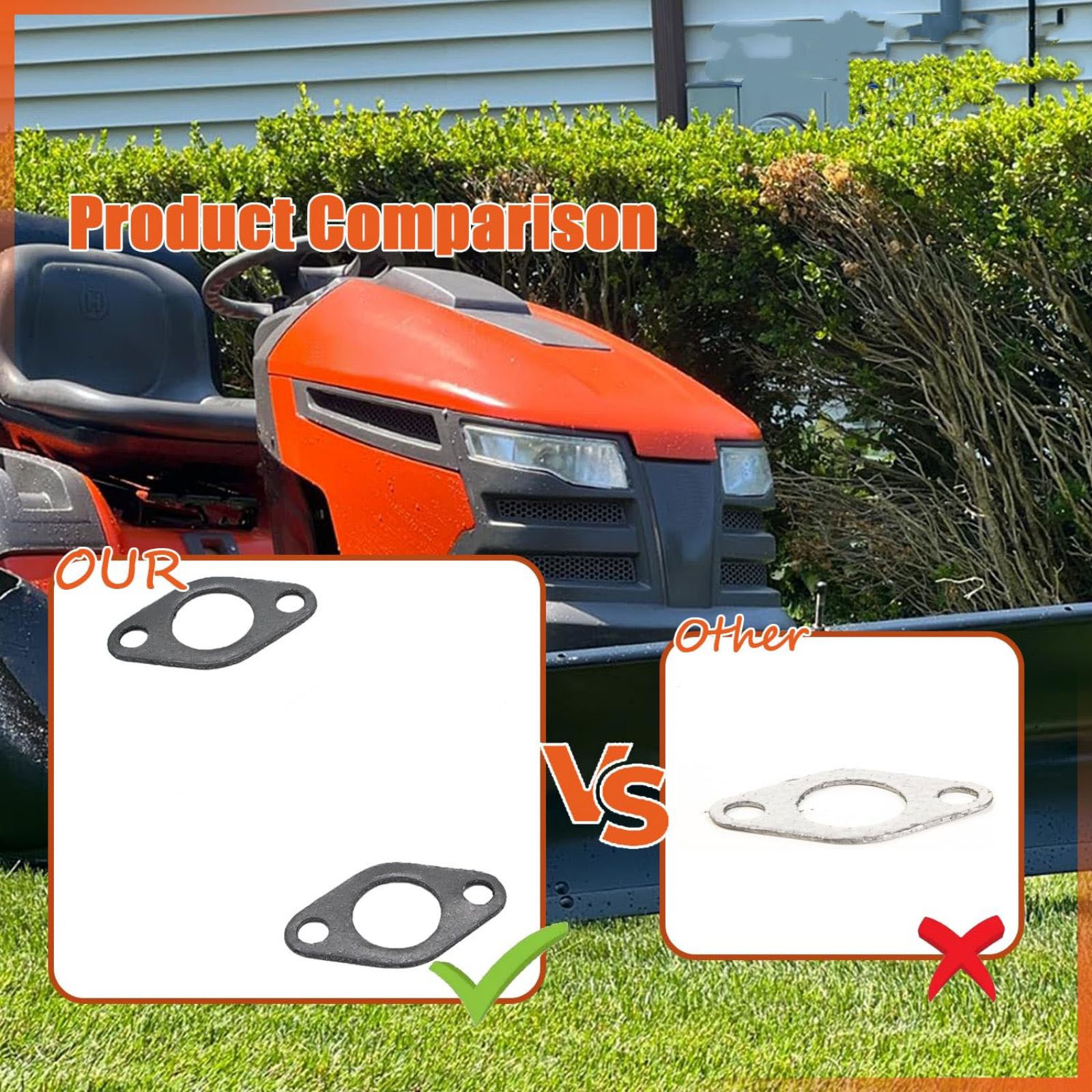2 Pack Exhaust Gasket 690970 273485 For Briggs Stratton Engines 401000 Graphite