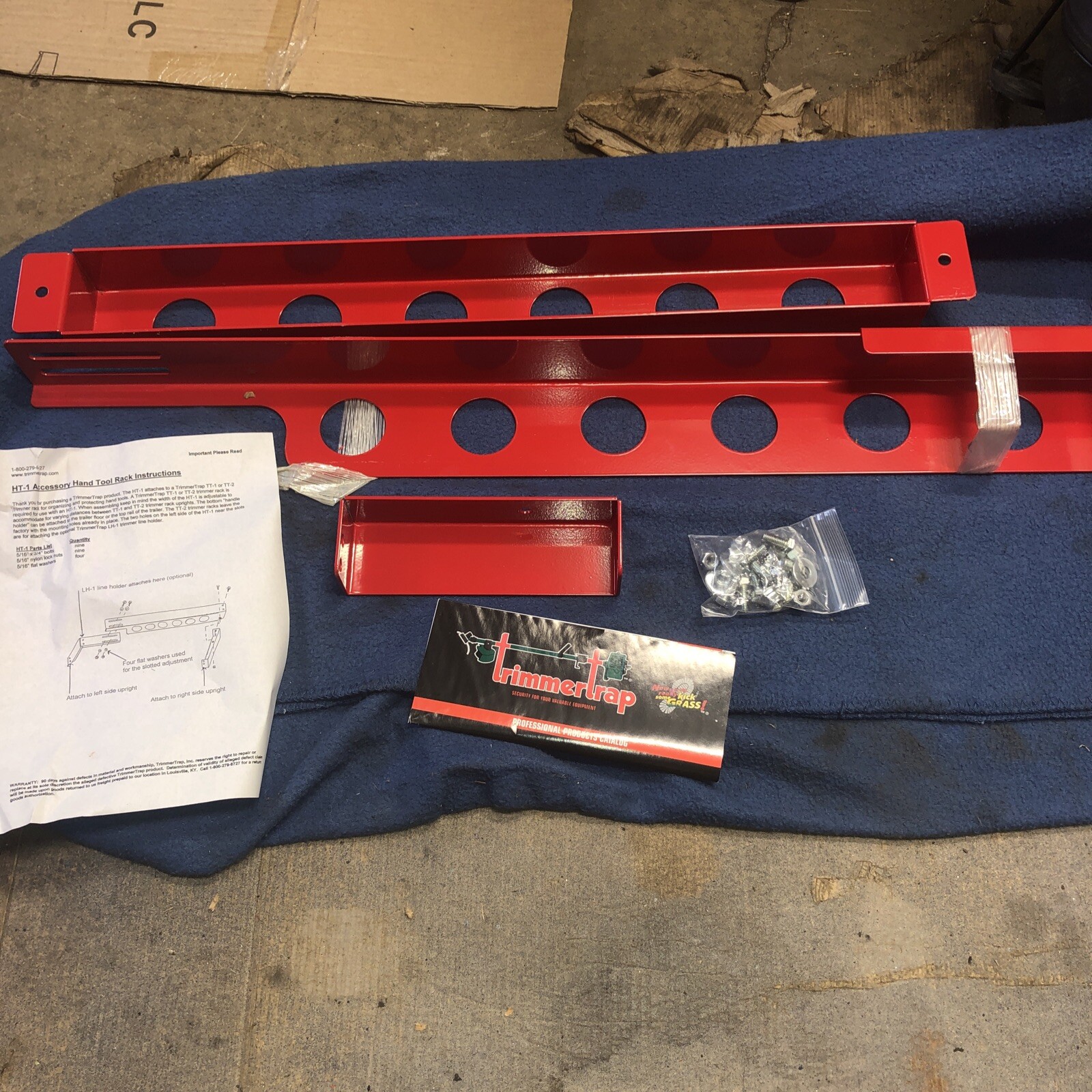 Landscaper trailers Hand Tool Rack Storage TrimmerTrap HT-1 Accessory Hand Tool