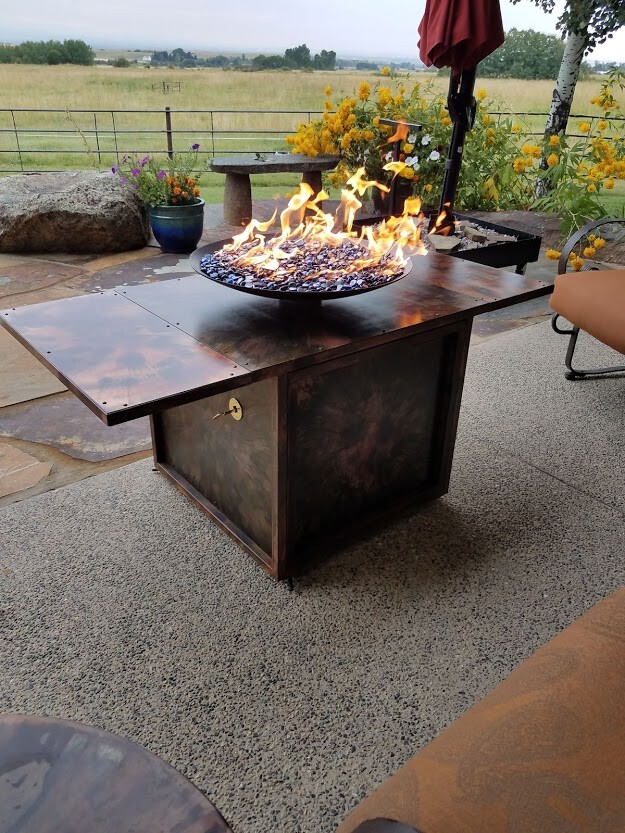 EasyFirePits Lifetime Warr 316 Stainless Round Gas Fire Pit/ Fire Table Burners